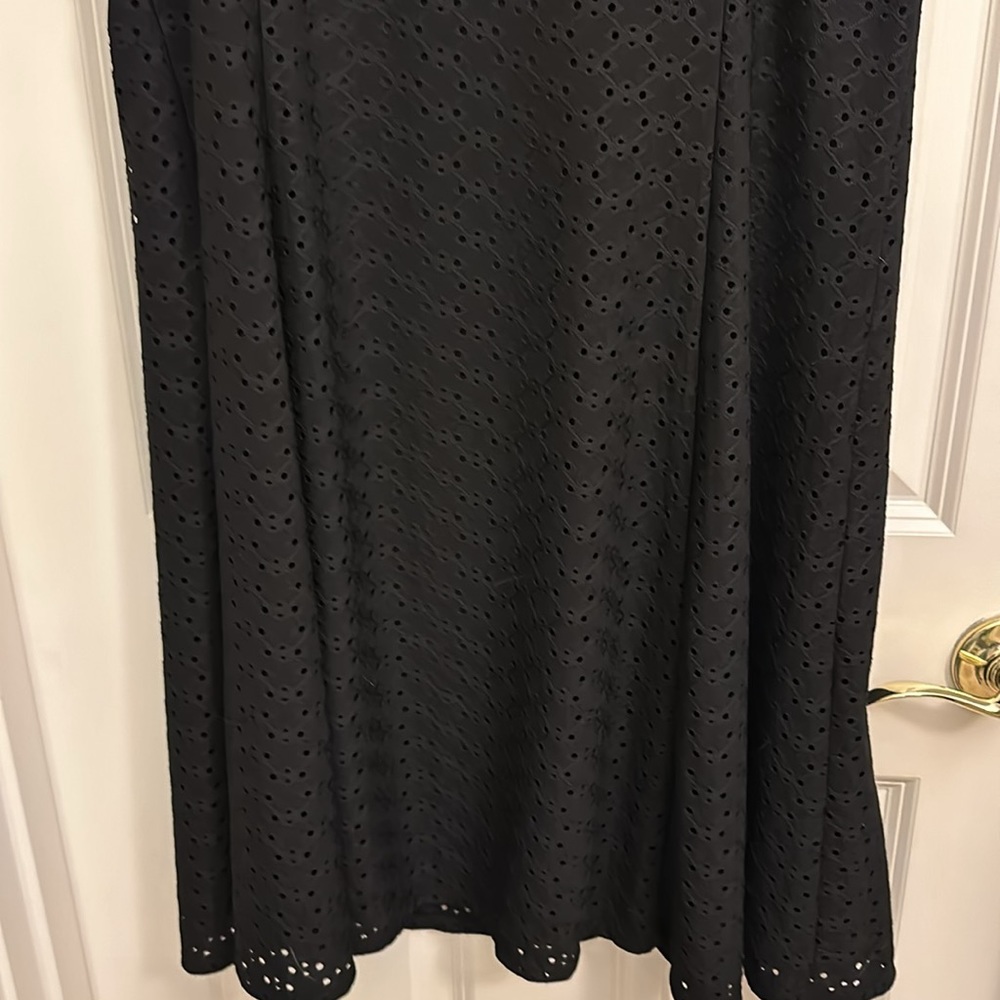 NWT WHBM Sleeveless Eyelet Fully Lined A-Line Dress w/Square Neck - Picture 8 of 8